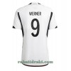 Tyskland Timo Werner 9 Hjemme VM 2022 - Herre Fotballdrakt